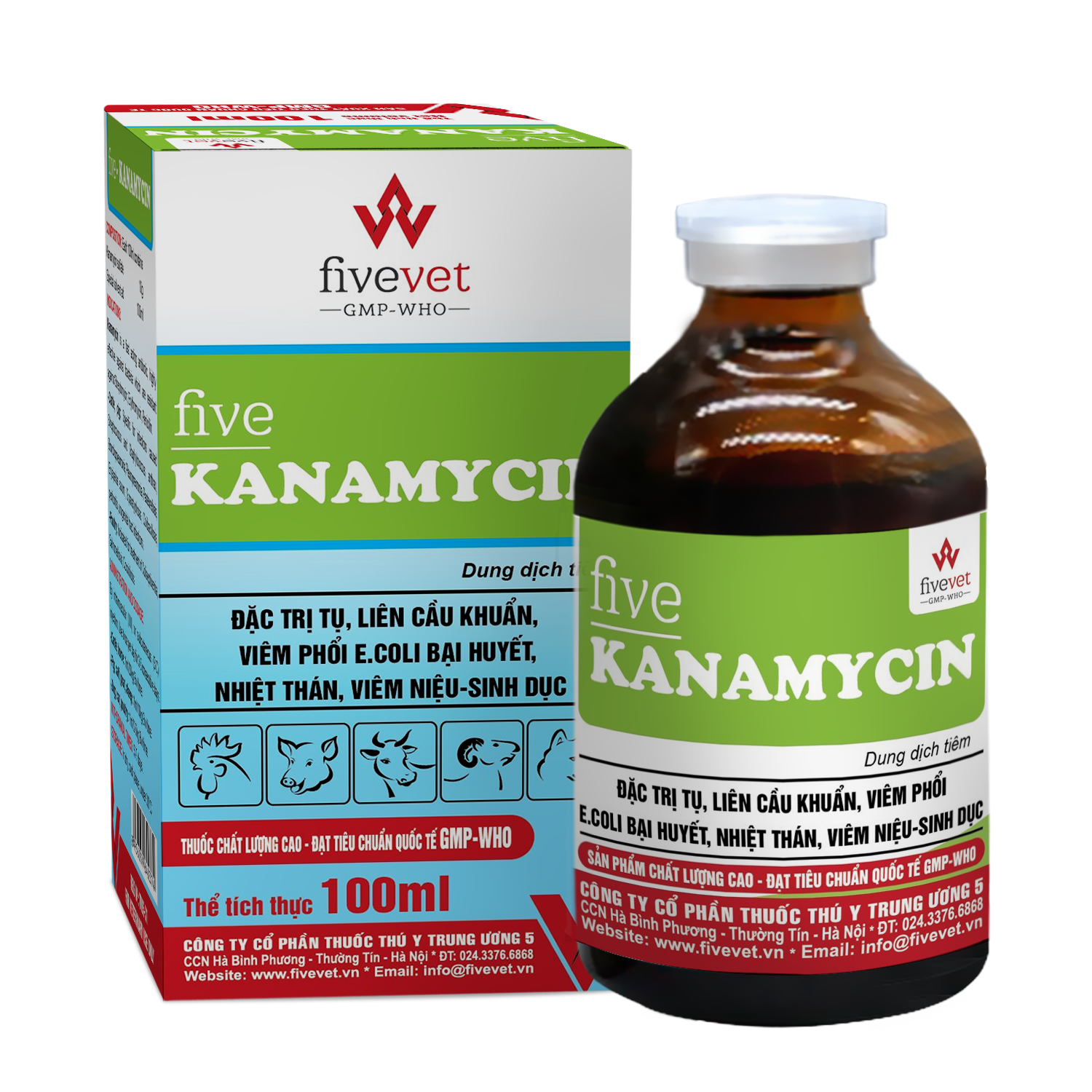 Five-Kanamycin