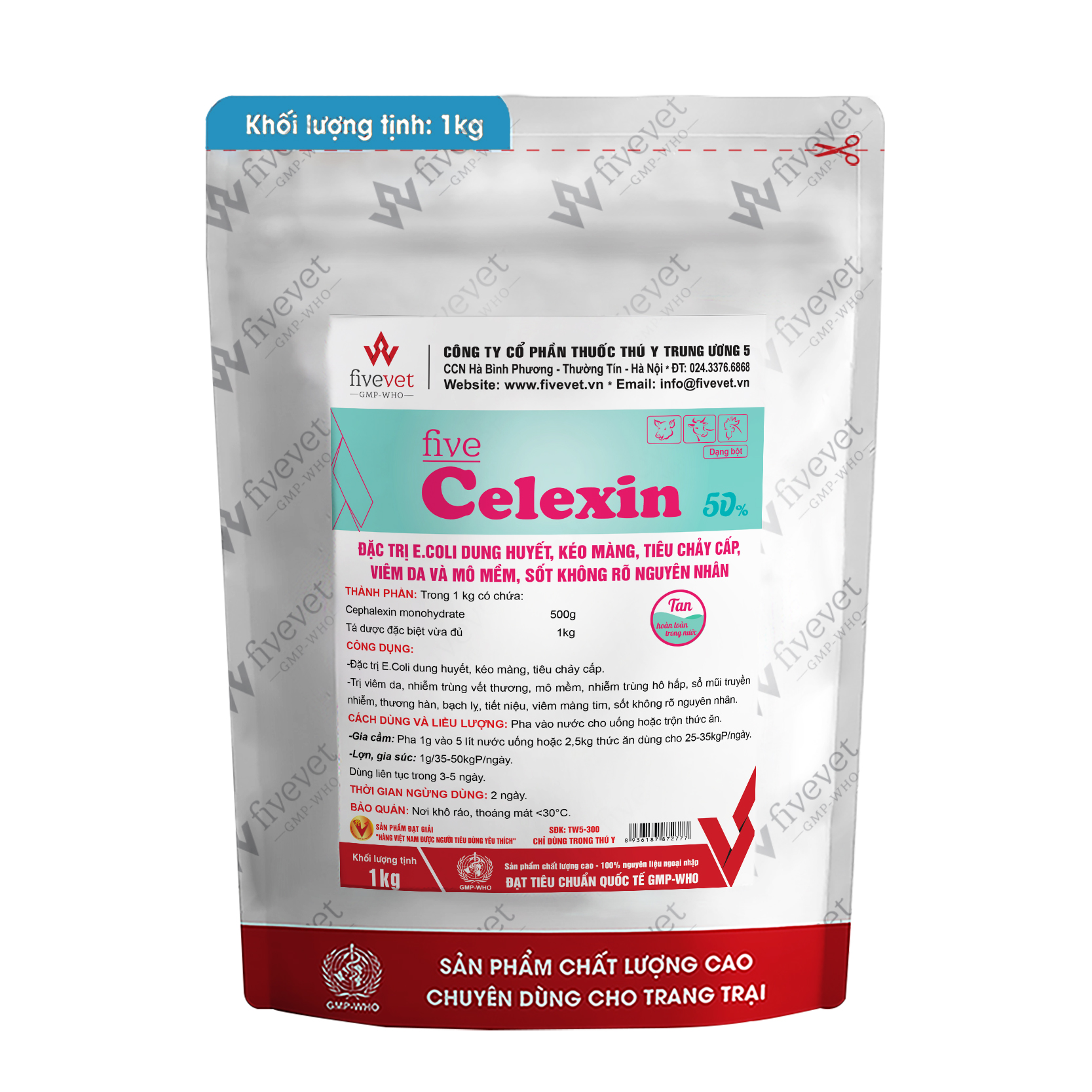 Five-Celexin (50%)